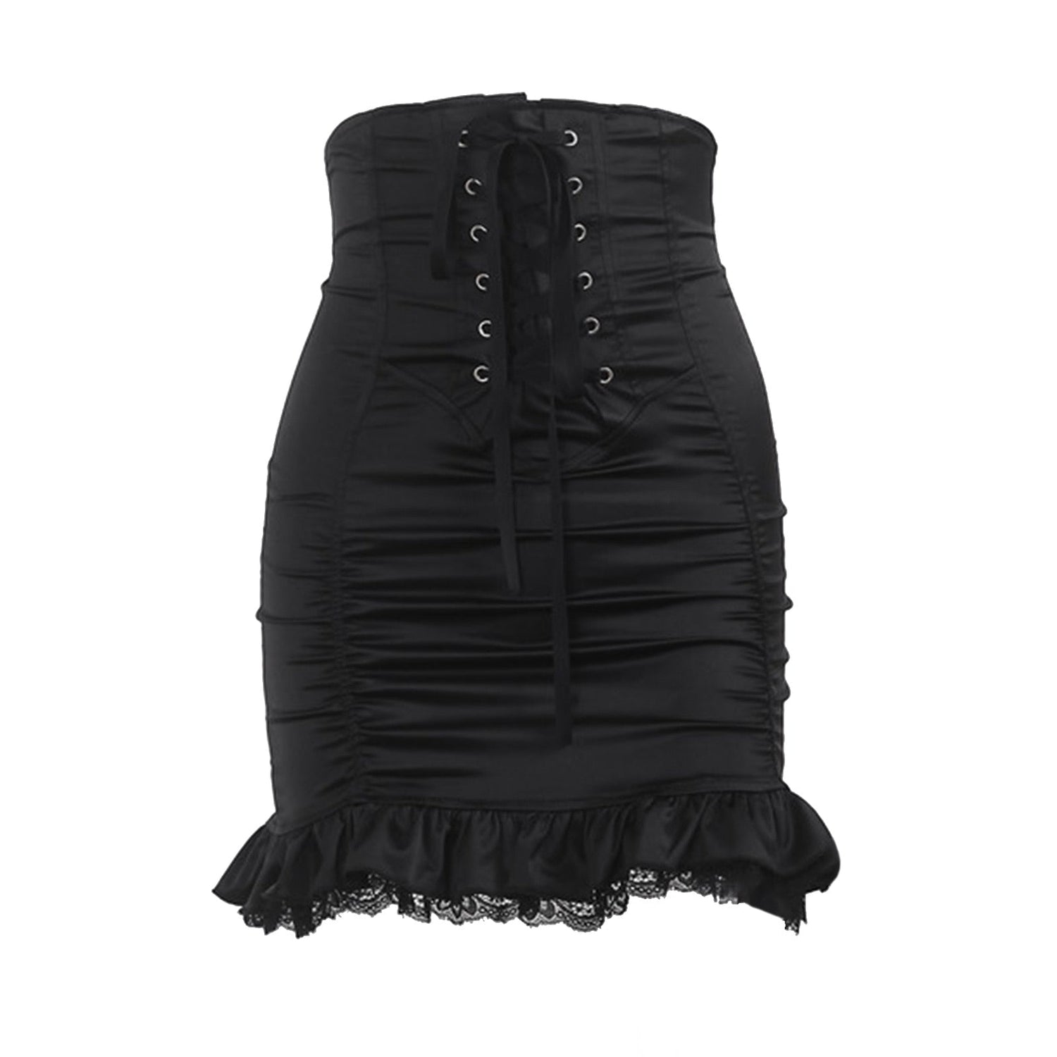 Goth Black Bodyco Skirt - Skirts
