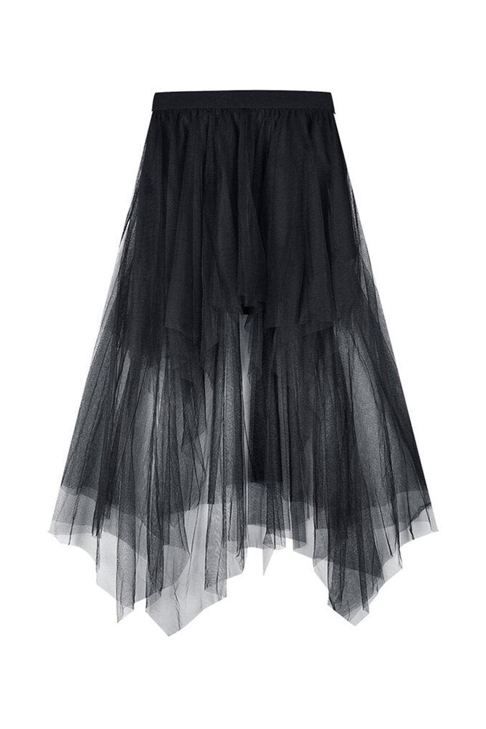 Goth Mesh Skirt - Skirts