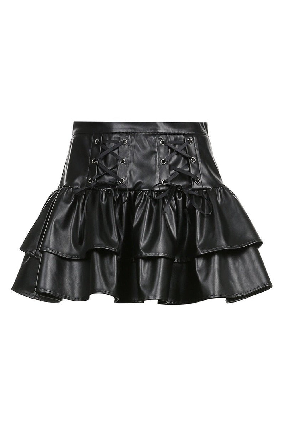 Goth & Punk PU Skirt - Skirts