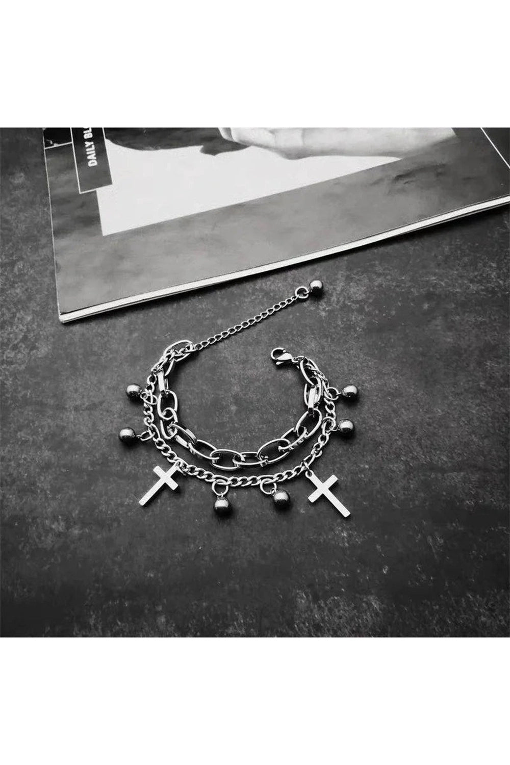 Bracelet – Alt Gothic for Dark Aesthetic – Fashion Bracelet s319 Shoptery