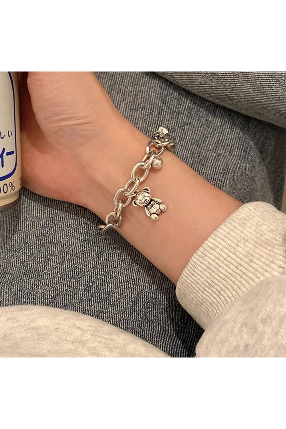 Alt Gothic Cross Charm Layered Bracelet s334 Shoptery