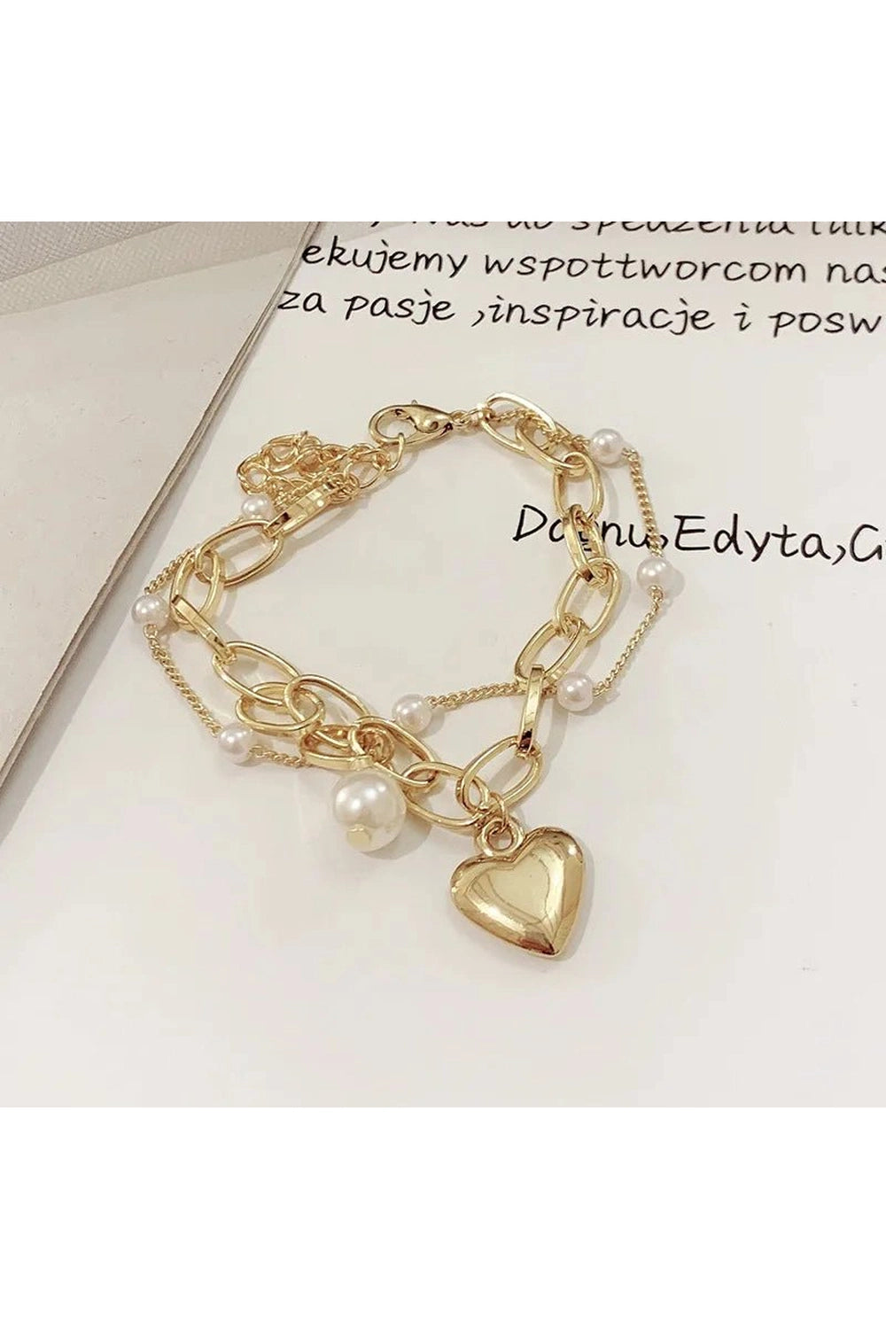 Alt Gothic Cross Charm Layered Bracelet s320jin Shoptery