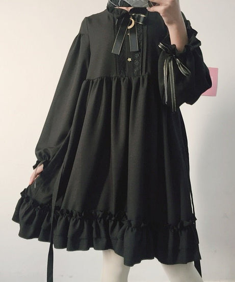 Gothic Summer Chiffon Dress - Dresses