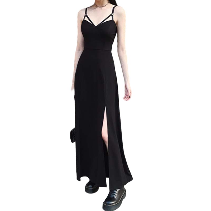 Gothic Summer Halter Dress - Dresses