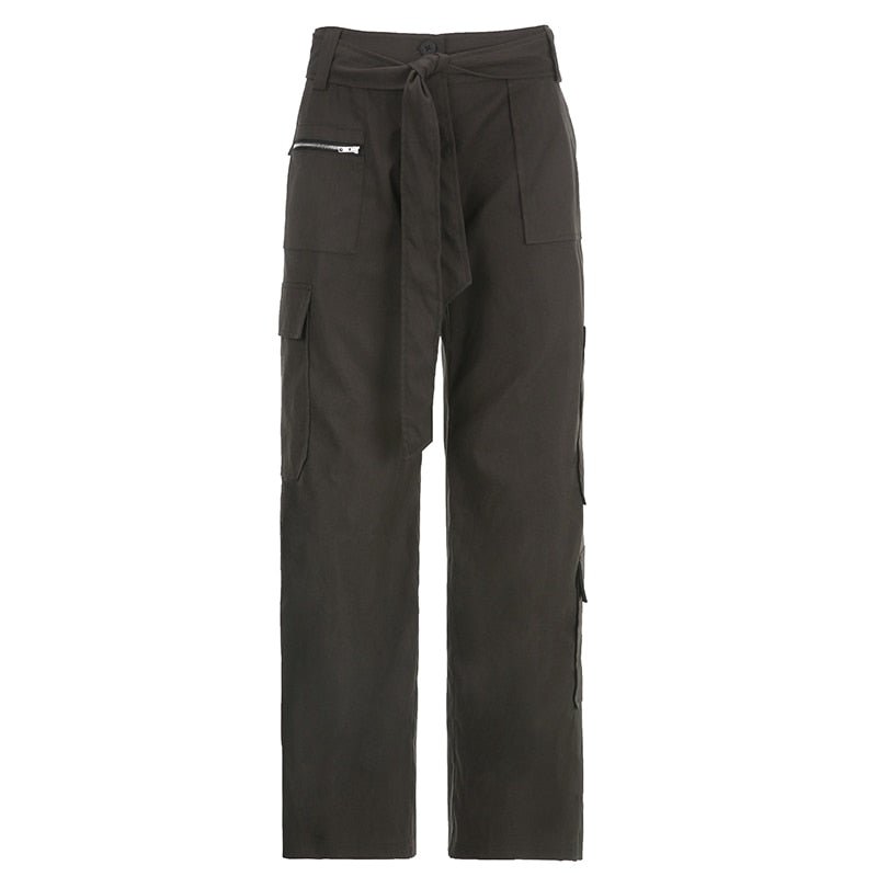 Gray Cargo Street Pants - Pants