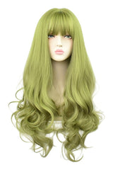 Kawaii Green Black Curly Wig Shoptery