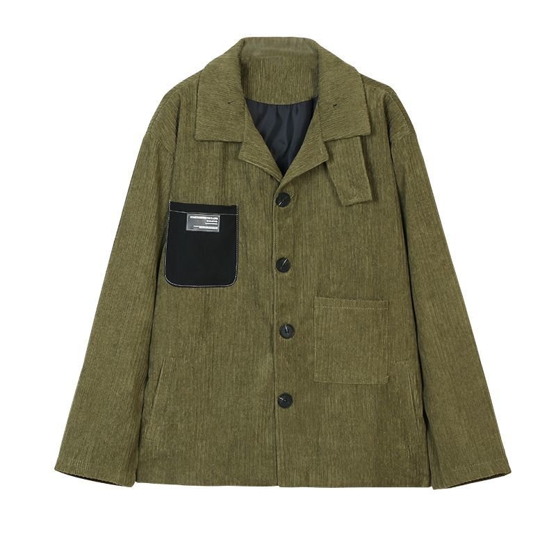 Green Corduroy Vintage Jacket - Coats & Jackets
