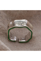 Ring – Green Stripe for Everyday Wear Shoptery