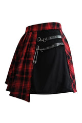 Grunge & Skate Girl Irregular Mini Skirt Shoptery
