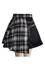 Grunge & Skate Girl Irregular Mini Skirt Shoptery