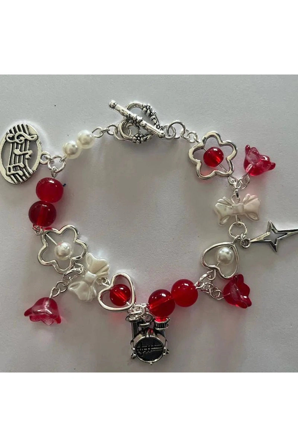 Handmade Retro Y2k Lily Bracelet Default Title Shoptery