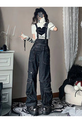 Edgy Bandage High Waist Pants Shoptery