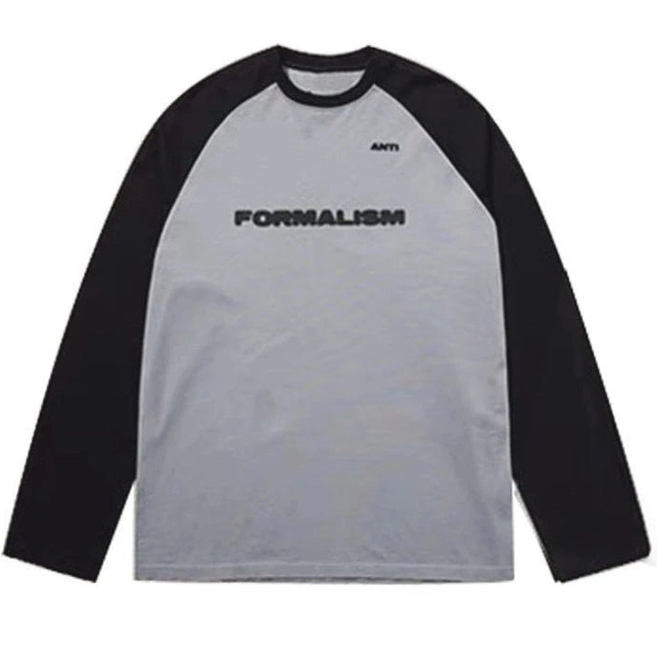 Acubi Letter Print Oversize Sweatshirt Shoptery