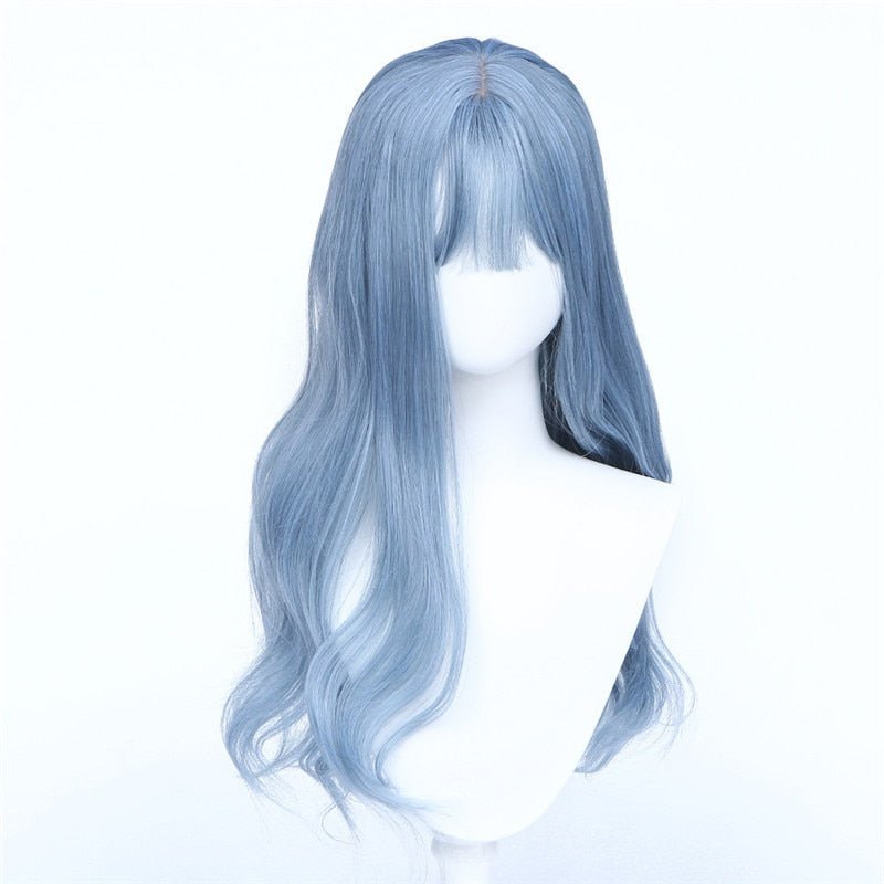 Haze Blue Long Wig - Wigs