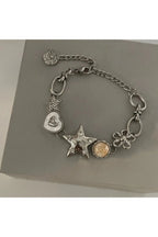 Bracelet – Heart Star for Retro Style – Charm Jewelry A Shoptery