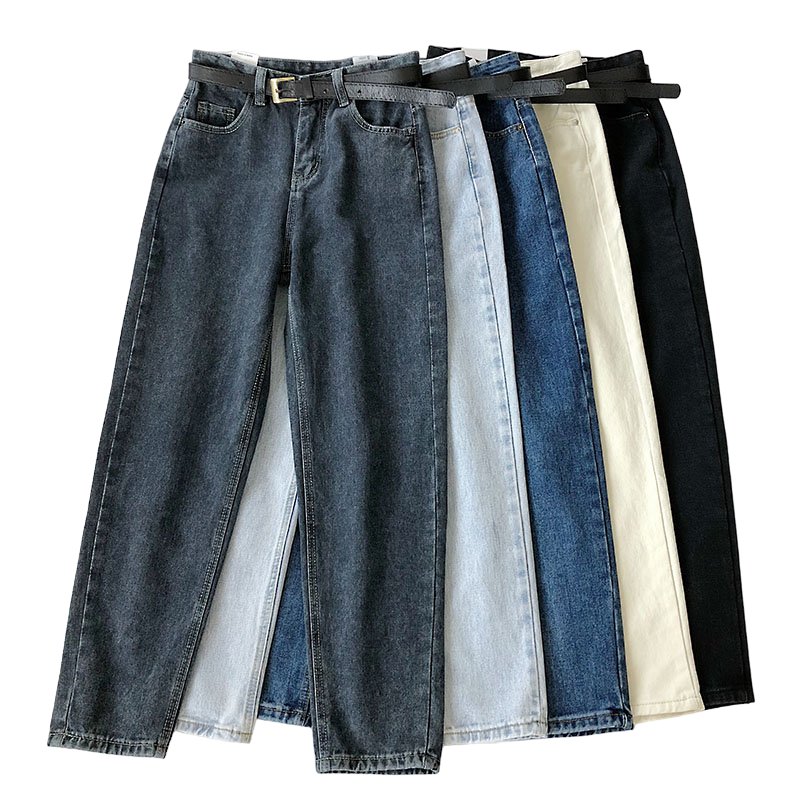 High Waist Spring Jeans - Jeans