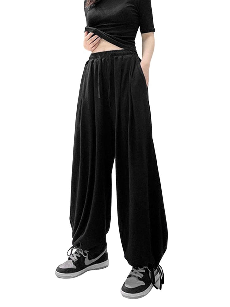 Hip Hop High Waist Oversize Pants - Pants