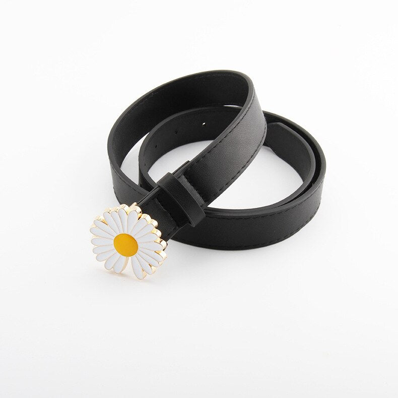 Indie Aesthetic Chamomile buckle belt - Belts