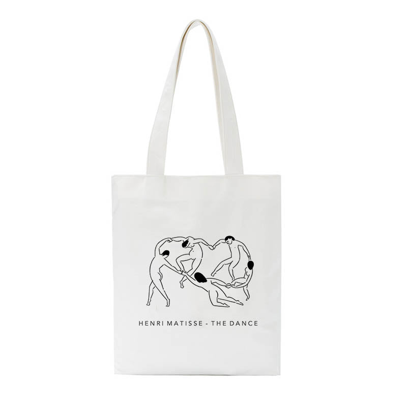 Indie Aesthetic Shopping Bag Matisse Print - Luggage & Bags