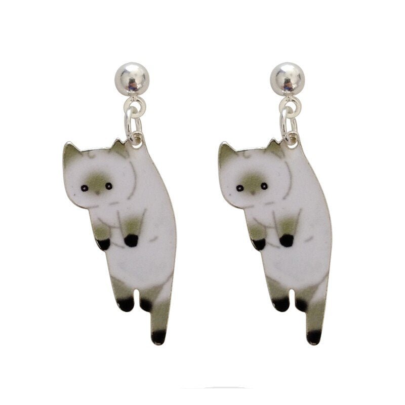 Indie Cat Stud Earrings - Earrings