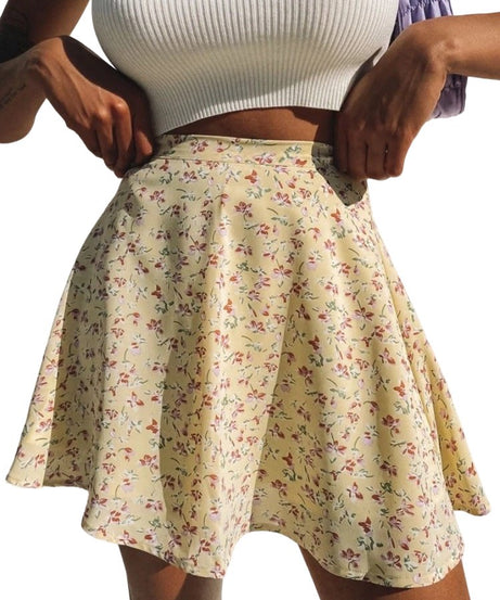 Indie Floral Summer Skirt - Skirts