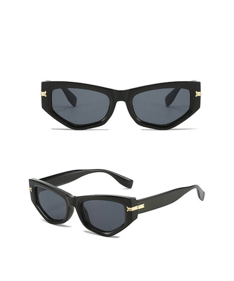 Irregular Gradient Cat Eye Sunglasses - Sunglasses