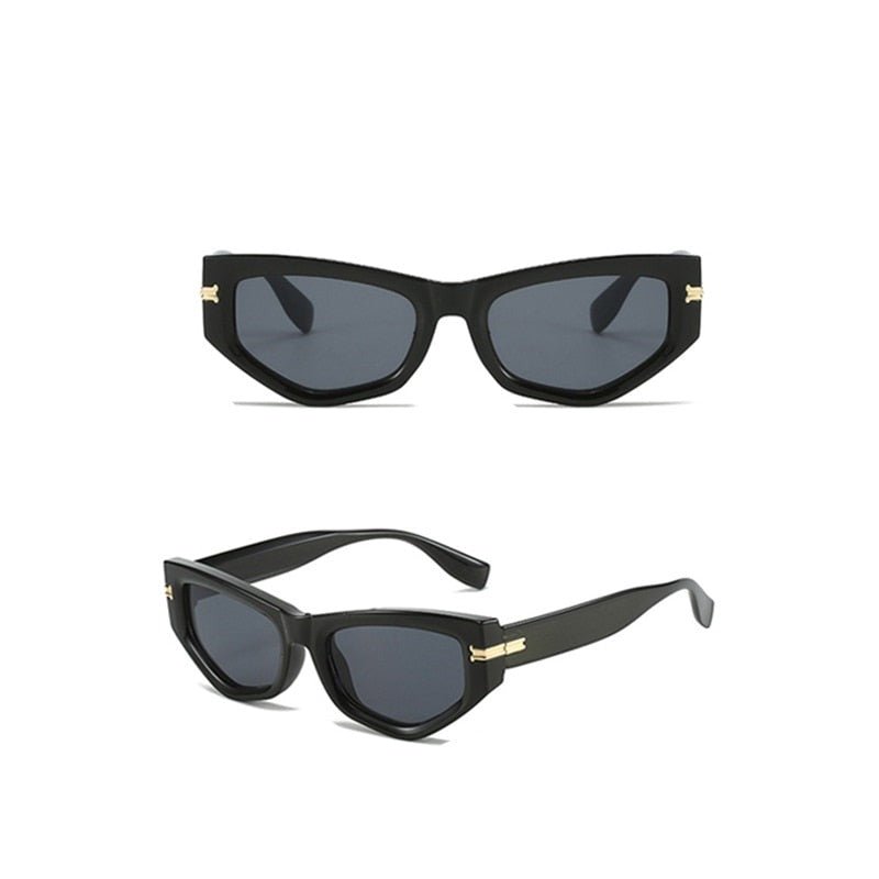 Irregular Gradient Cat Eye Sunglasses - Sunglasses