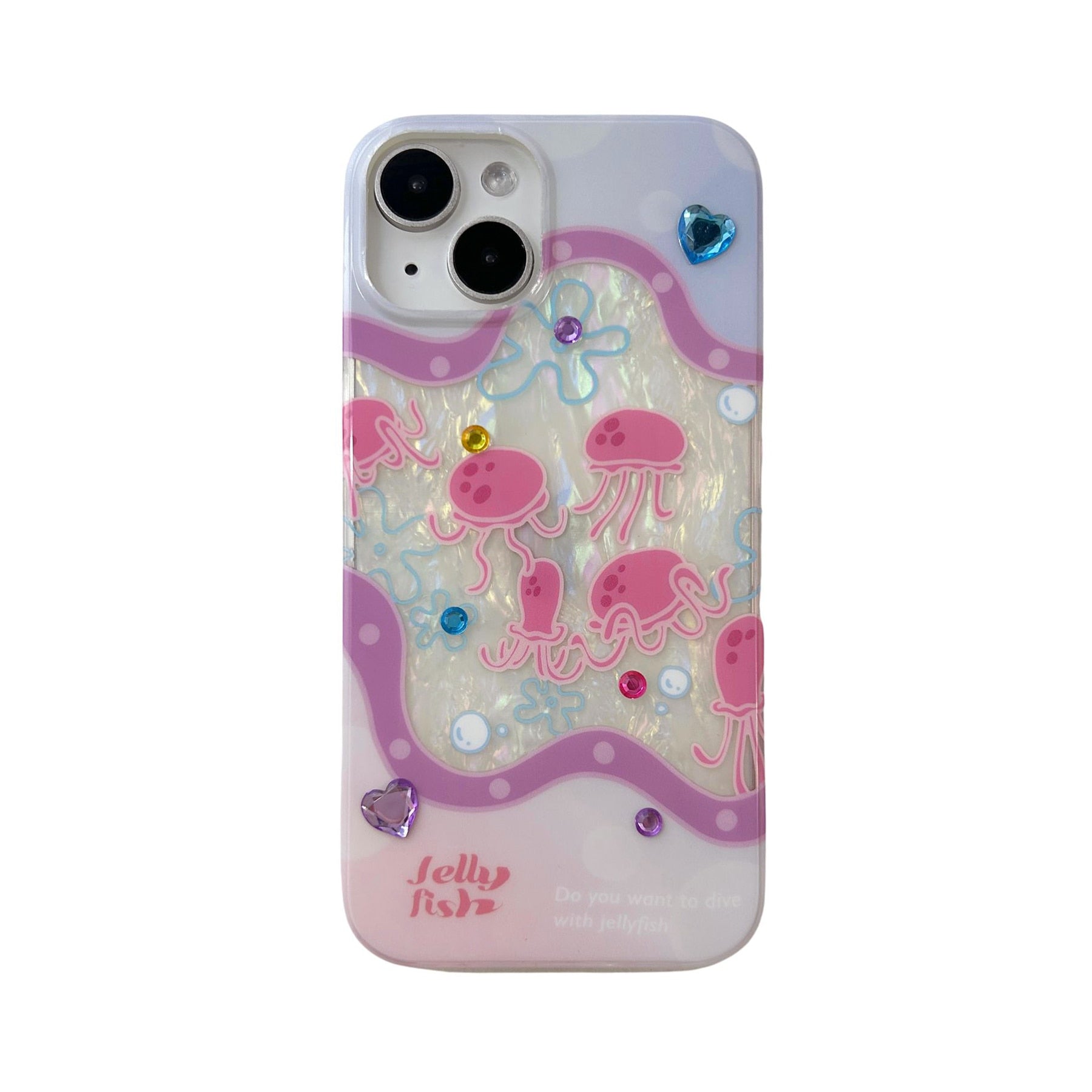 Jellyfish Glitter iPhone Case - iPhone Cases