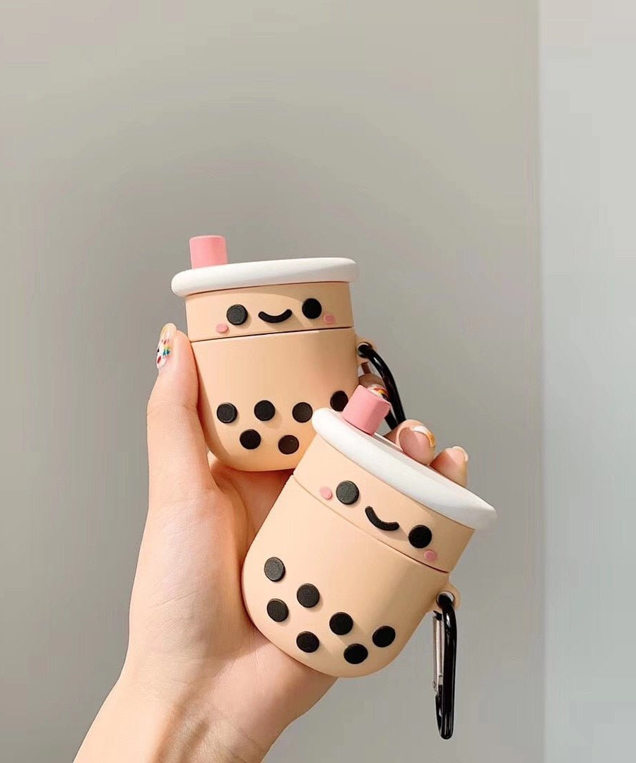 Kawaii Bubble tea airpods case - Mobile Phone Accessories