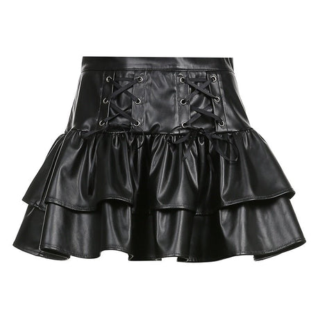 Kawaii Goth Pleated Skirt - Skirts