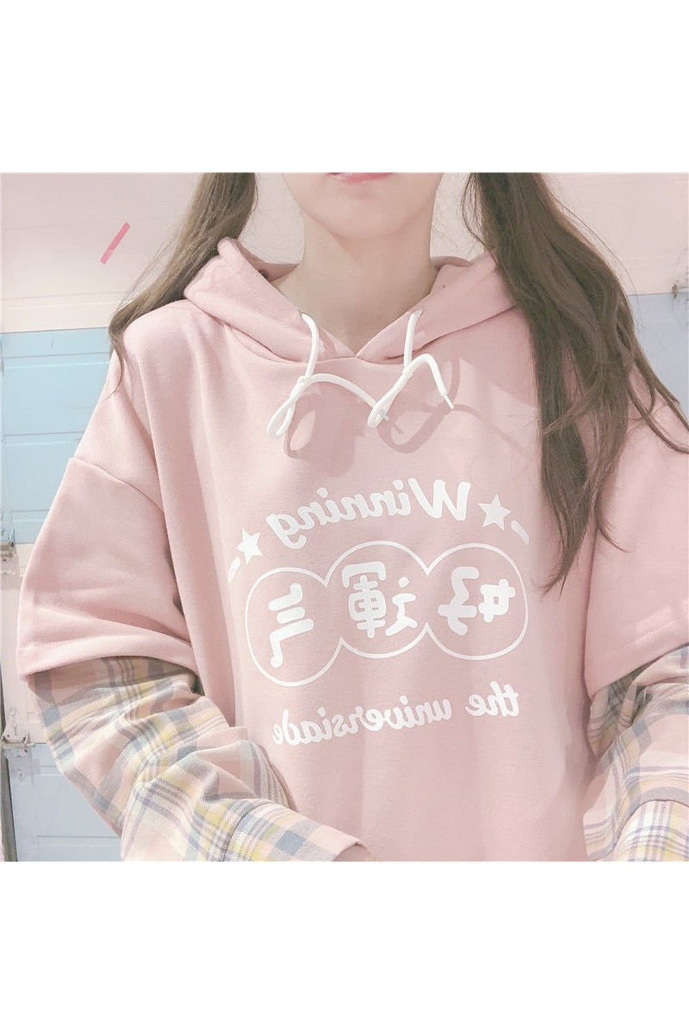 Kawaii Pink Hoodie - Hoodies