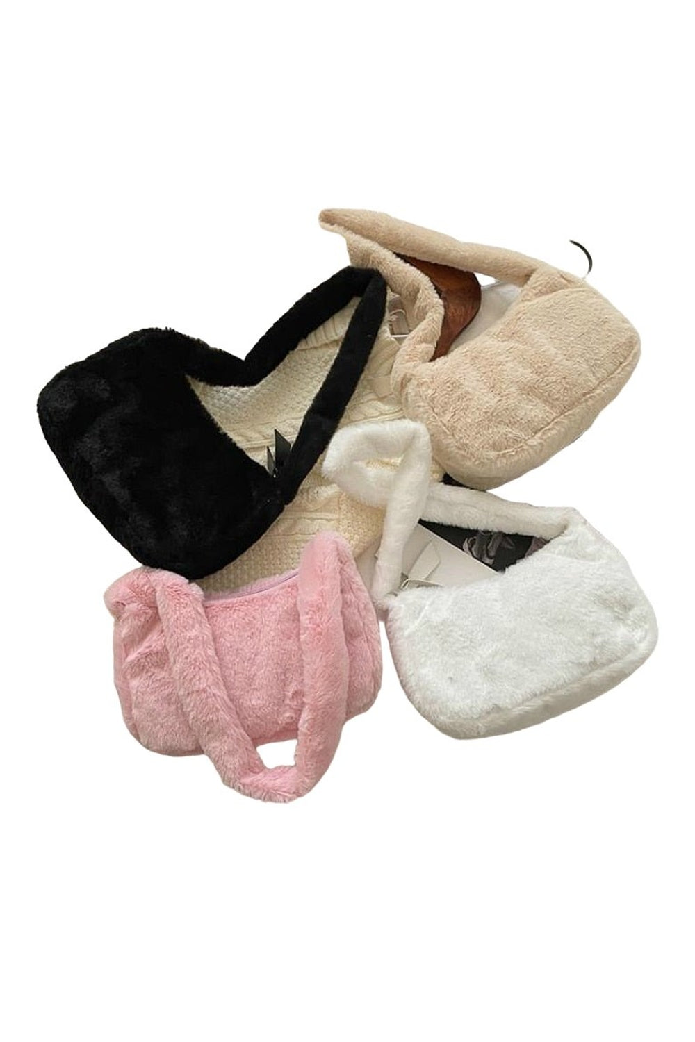 Kawaii Soft Plush Shoulder Bag - Bags