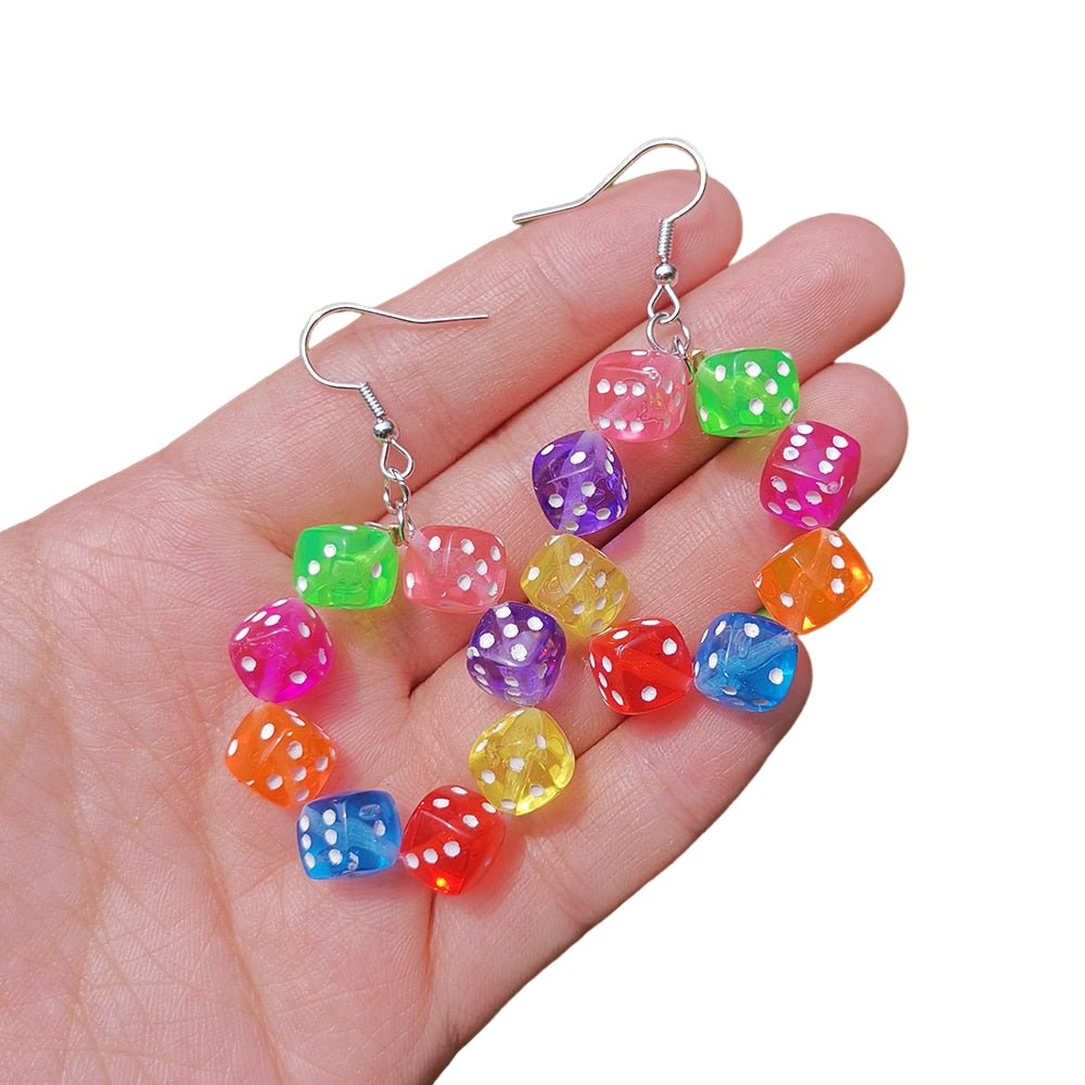 Kidcore Colorful Dangle Earrings - Earrings