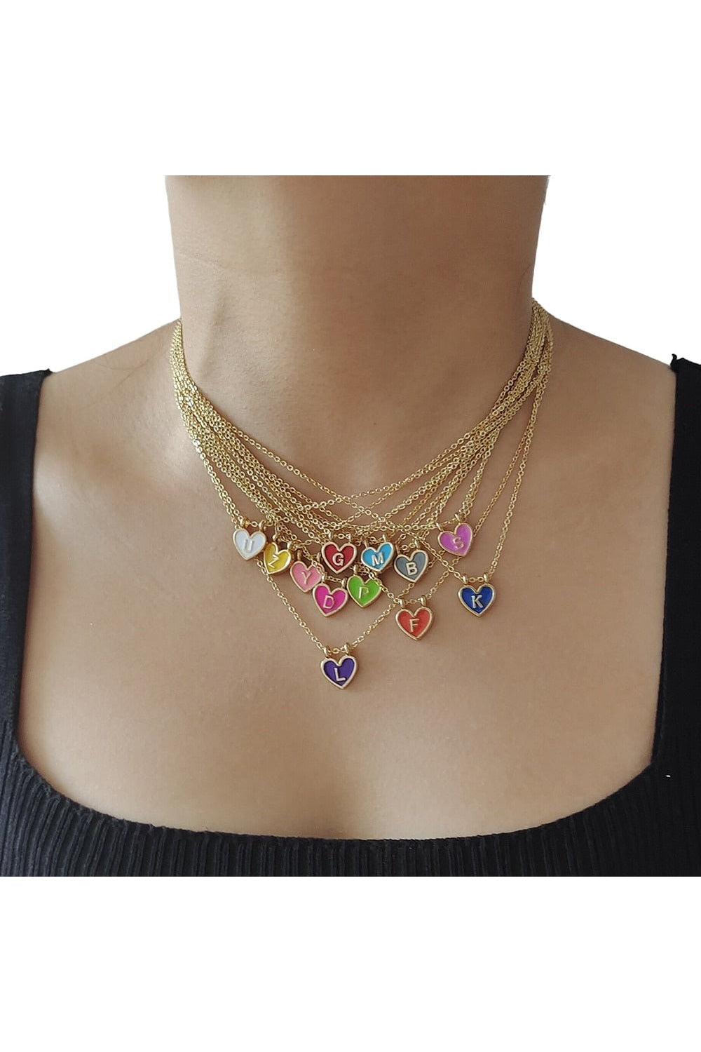 Kidcore Cute Colorful Necklace Shoptery