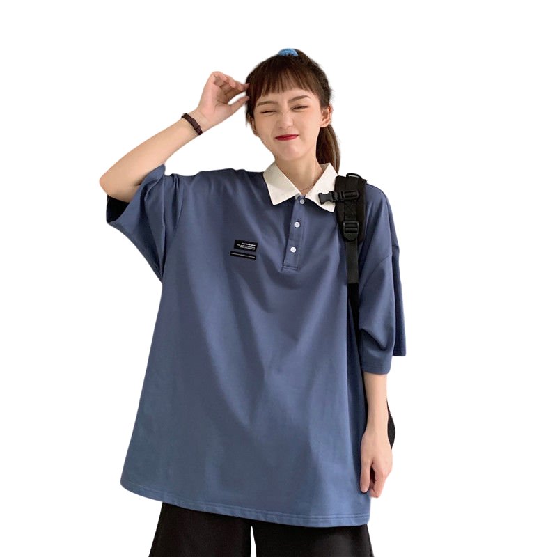 Korean Pastel Polo T-shirt - T-shirts
