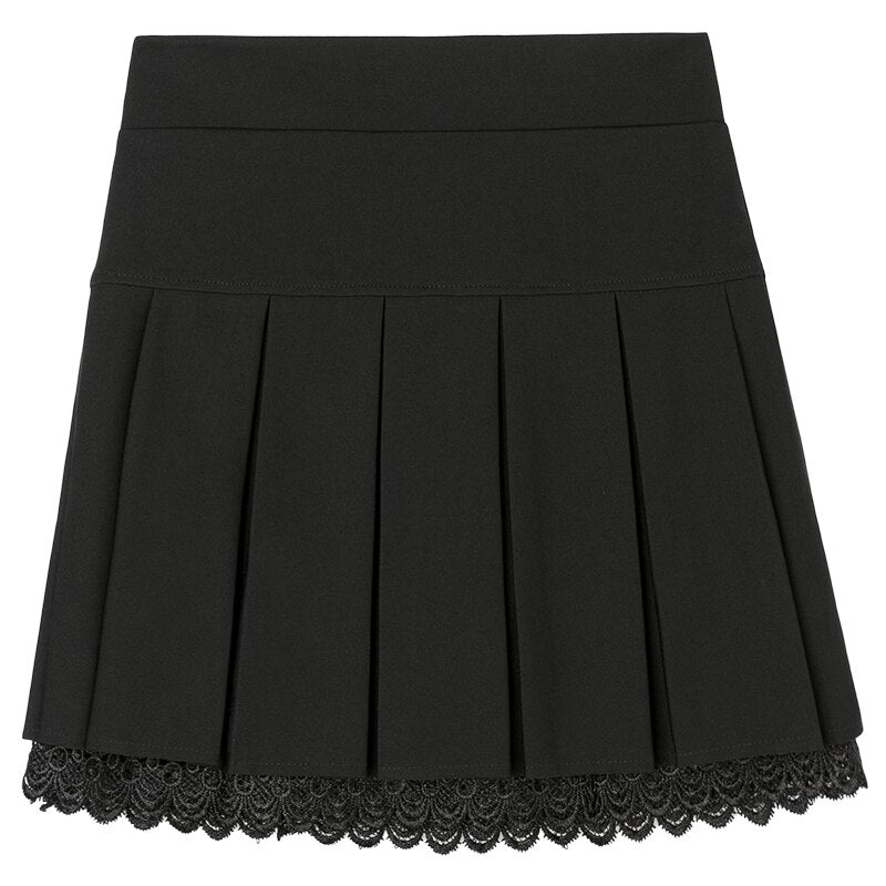 Korean Style A-line Short Skirt - Skirts