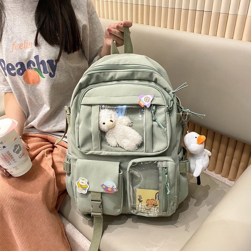 Large Capacity Kawaii Backpack - Backpacks