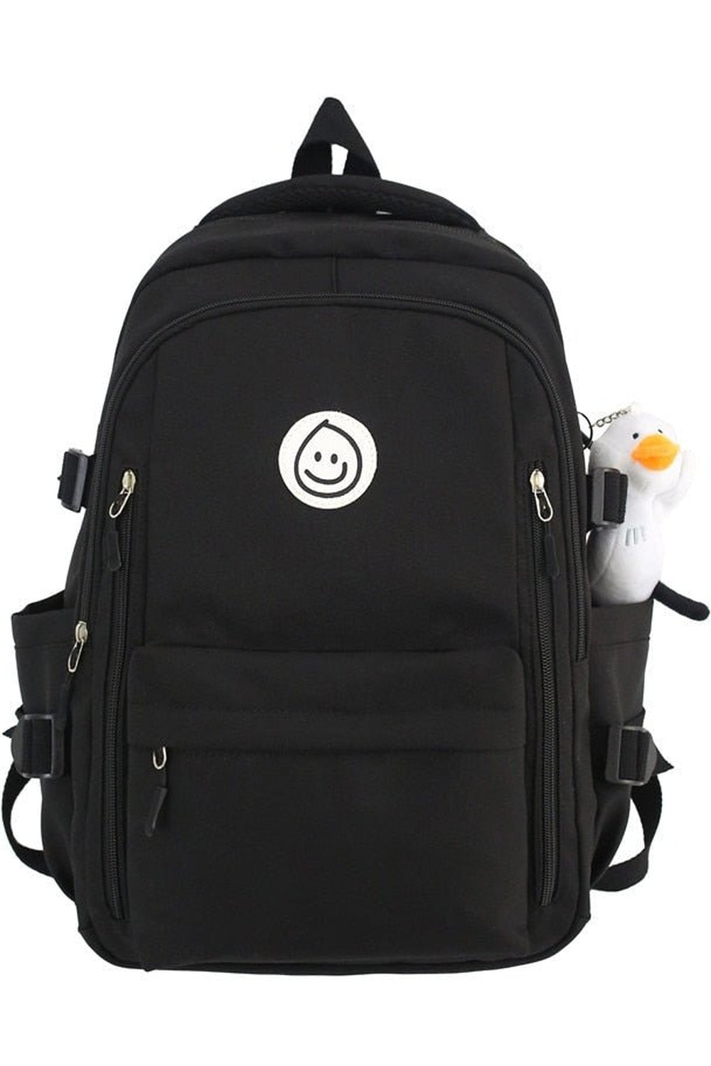 Large Cute College Backpack Black Shoptery