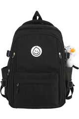 Large Cute College Backpack Black Shoptery