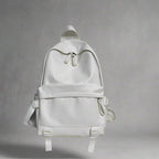 Backpack – Aesthetic Leather – Aesthetic Style for Versatile Style 68white Shoptery