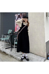 Light Academia Retro Midi Dress Shoptery