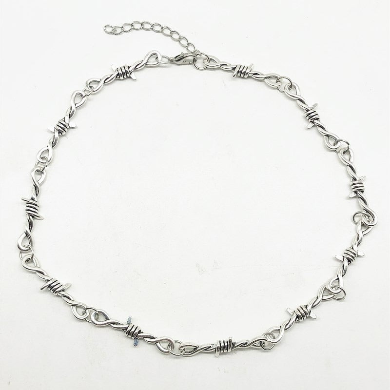 Little Thorns Punk Style Necklace - Necklaces