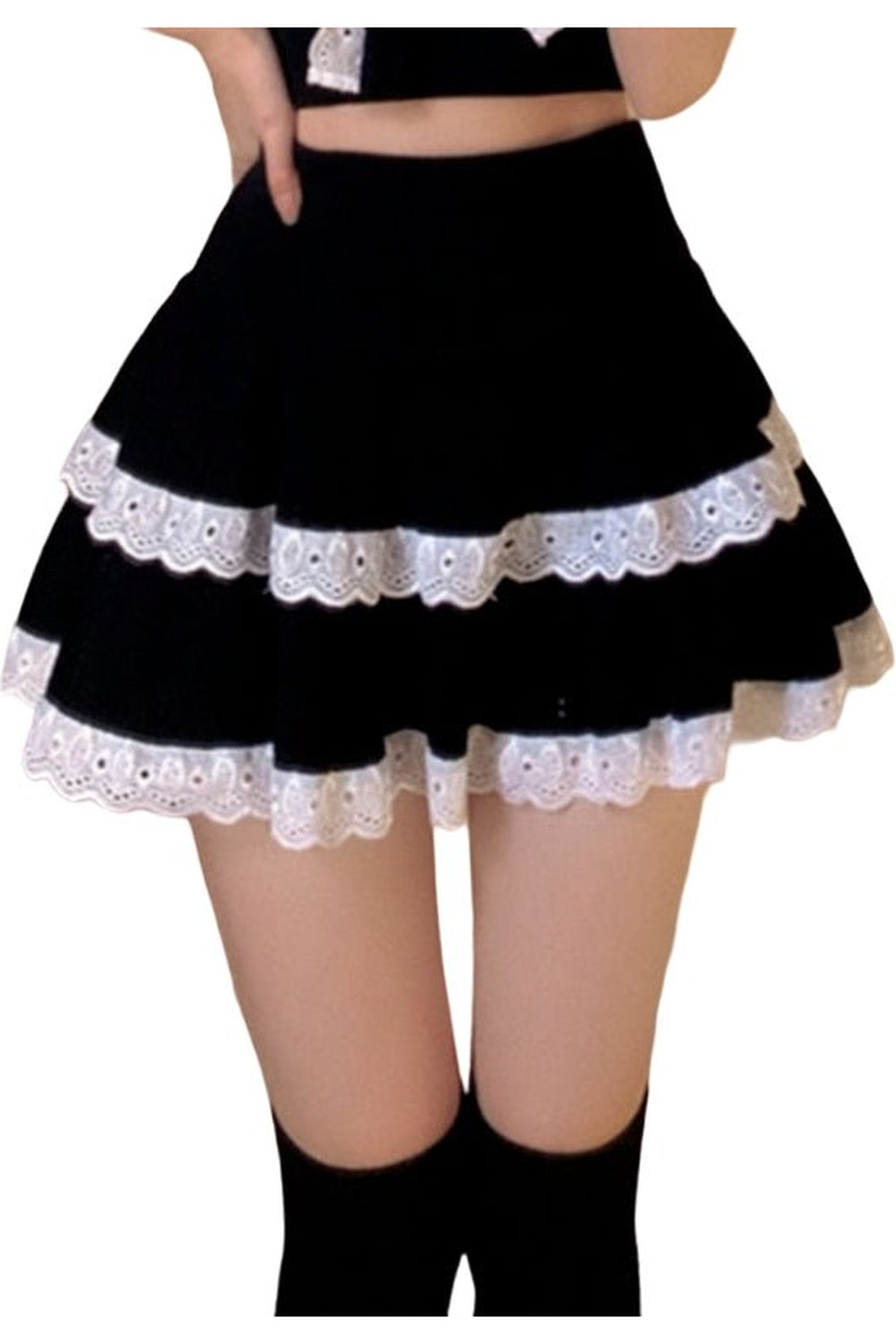 Lolita Goth Mini Skirt - Skirts