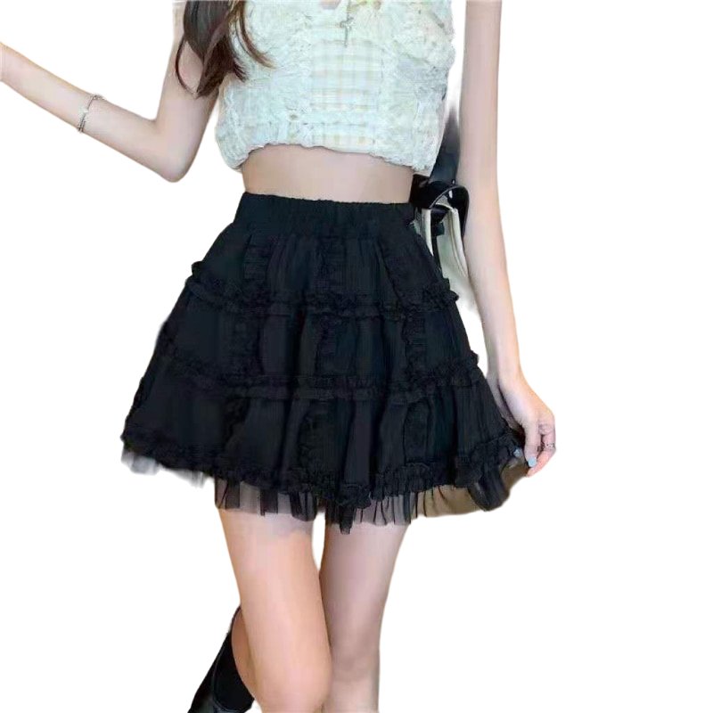 Lolita White Mini Skirt - Skirts