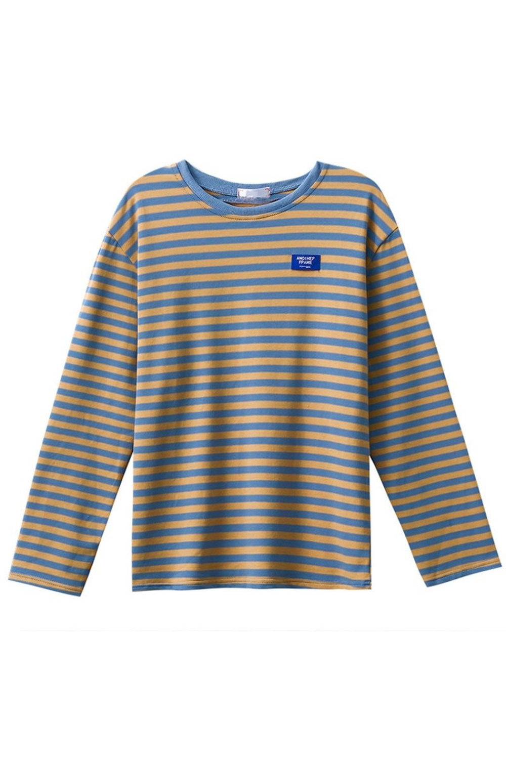 Long Sleeve Retro Striped T-shirt - T-shirts