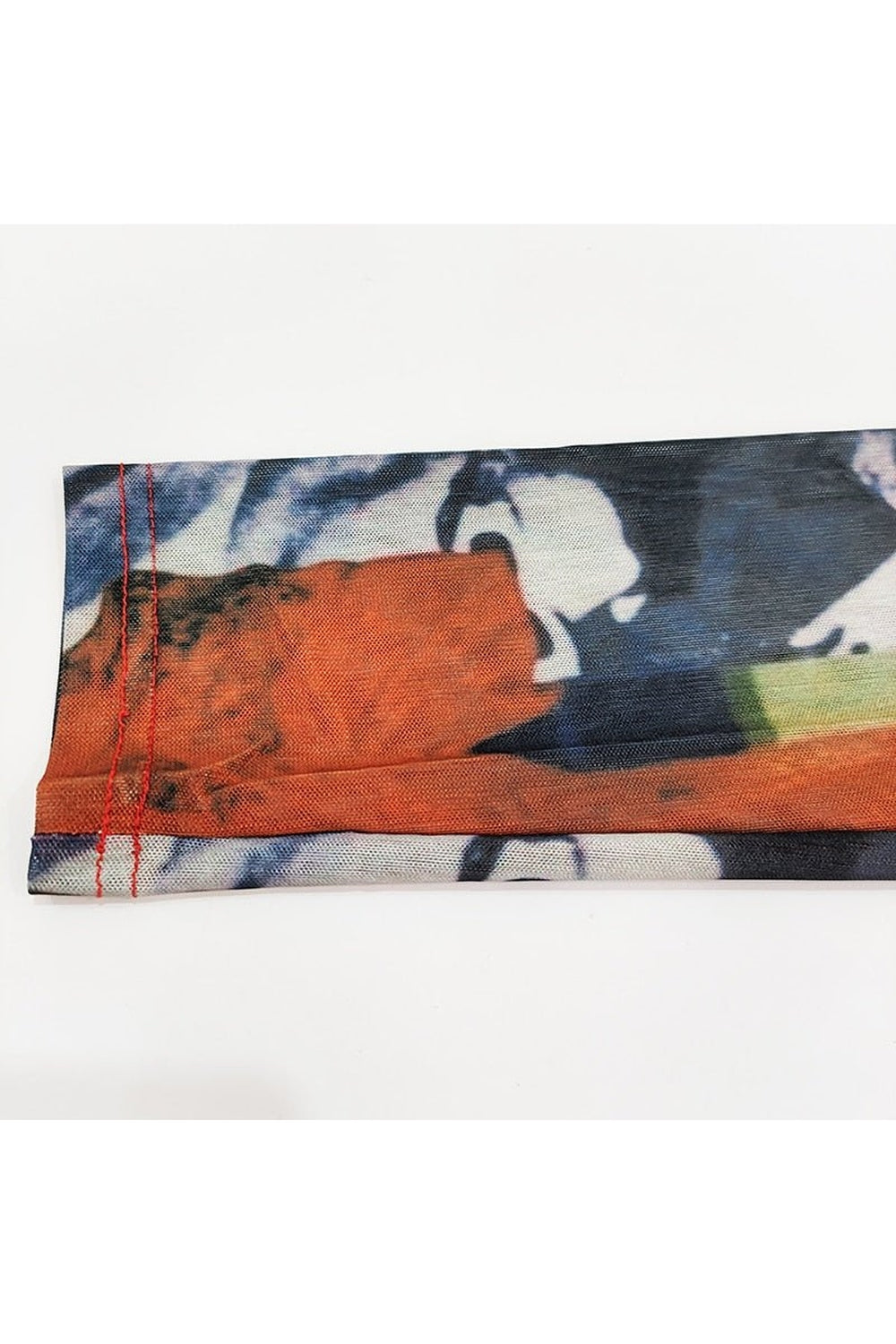 Mesh Transparent Blouse Shoptery