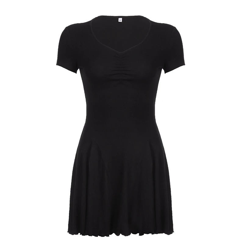 Midnight Twirl Mini Dress -