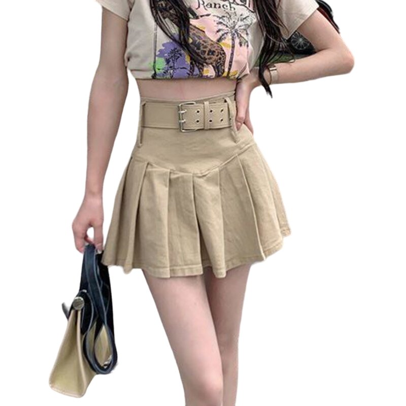 Mini Pleated Korean Style Skirt - Skirts