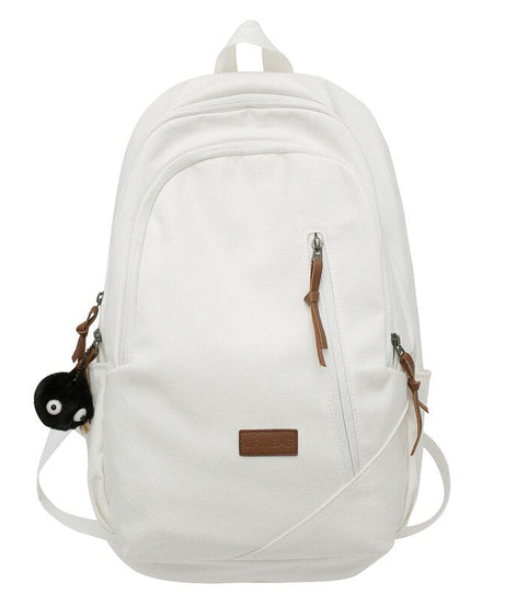 Multi Pocket Canvas Backpack - Backpacks