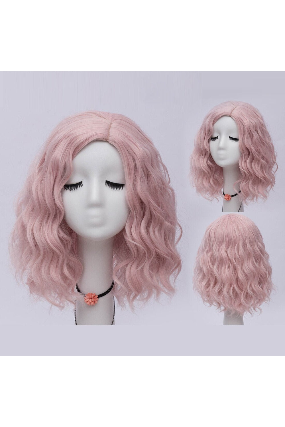 Kawaii Multicolor Short Wave Wig Shoptery